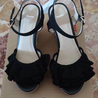 Scarpe Sandali Estivi Donna con Zeppa numero 38