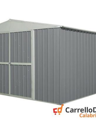 Box prefabbricato in acciaio 360x430 grigio chiaro