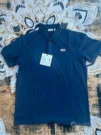 Polo Napapijri blu navy – nuova con cartellino XL