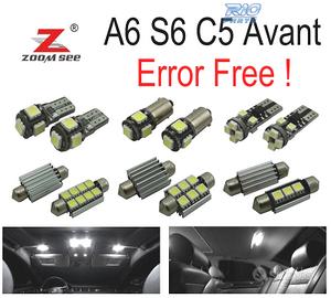 KIT 26 LAMPADE LED INTERNE PER AUDI A6 S6 C5 AVANT