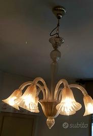 lampadario vetro di murano