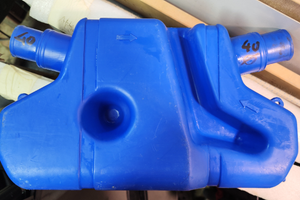 Silenziatore marmitta più tubo gomma scarico