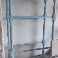 porta asciugamani in legno shabby chic 