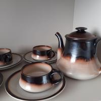 Servizio da tè Mancioli in porcellana serie Tuscia