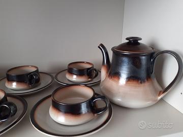 Servizio da tè Mancioli in porcellana serie Tuscia