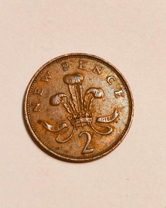 MONETA 2 PENCE