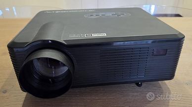 Proiettore HD 3000 Lumen Reali - Oltre 100 Pollici