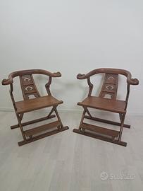 Poltrone coloniali vintage