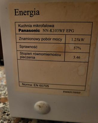 Forno a Microonde Panasonic