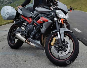 street triple r 2013 abs, con borse e accessori