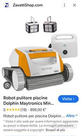 Robot pulitore piscina Dolphin Minikart