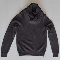 Maglione con collo alto, Marrone, Taglia M, Celio