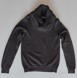 Maglione con collo alto, Marrone, Taglia M, Celio
