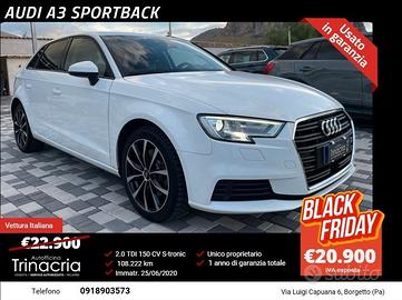 Audi A3 SPB 2.0 TDI 150CV S tronic Sport 35