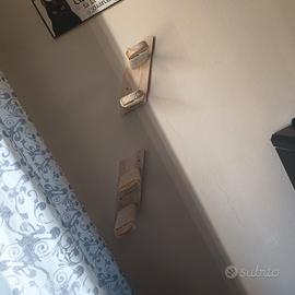 amaca per gatti con scalini da appendere al muro