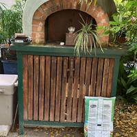 Camino a legna per pizze