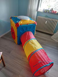 Cubo con tunnel gioco per bambini