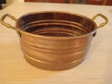 paiuolo in rame e ottone 