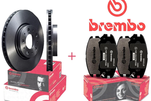 KIT DISCHI PASTIGLIE BREMBO CAYENNE 2002>2010