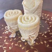 Centrotavola elegante con candele