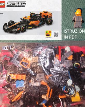 LEGO 76919 2023 McLaren Formula 1 Car Speed champi