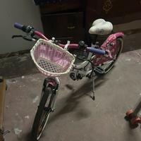 Bicicletta da bambina di violetta con marce