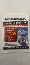 PROMO  50€  REVISIONE CALDAIA