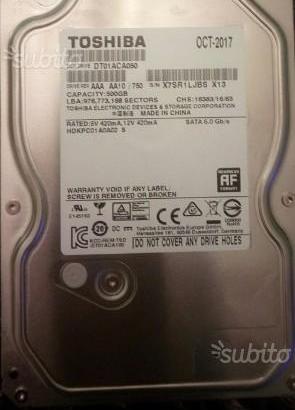 Toshiba DT01ACA050 Hard Disk