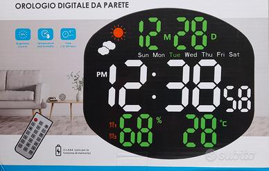 Orologio Digitale Luminoso Multifunzione Sveglia