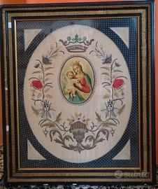 Quadro con ricamo
