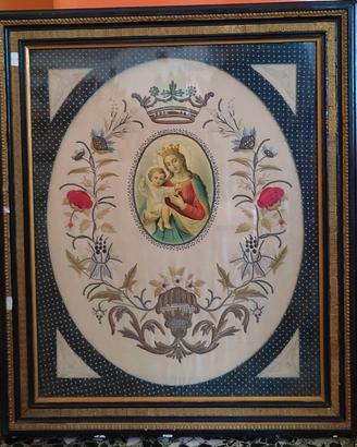 Quadro con ricamo