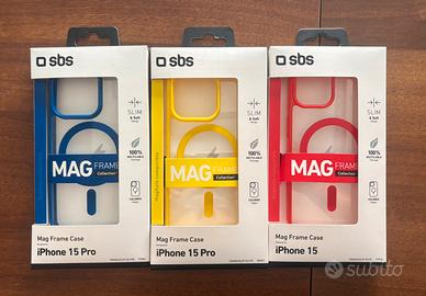 Cover iphone 15 pro con mag frame