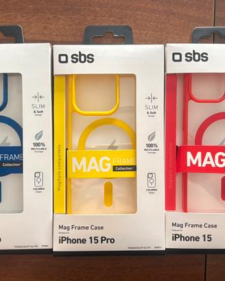 Cover iphone 15 pro con mag frame