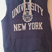 Felpa blu uomo senza maniche  TG. L