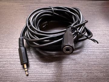 Cavo jack maschio-femmina prolunga