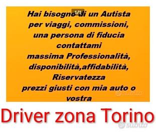 Driver/Autista & Persona di Fiducia