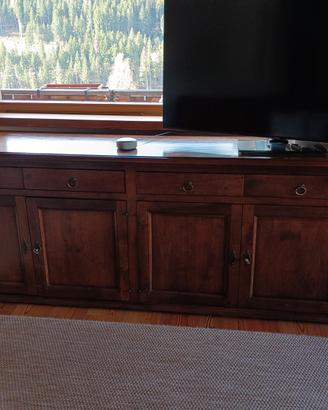 MOBILE CREDENZA IN NOCE