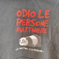 Felpa con cappuccio divertente Panda unisex.