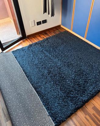 Ikea Tappeto VOLLERSLEV Blu,pelo alto, 160x230 cm