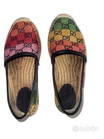 Espadrillas Gucci Rainbow Pilar GG
