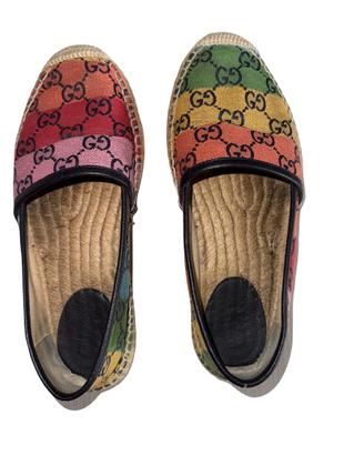 Espadrillas Gucci Rainbow Pilar GG