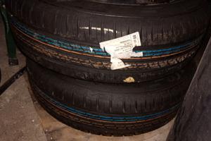 4 ruote complete con catene neve