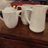 Caraffe Ginori e Walkure e teiera Winterling