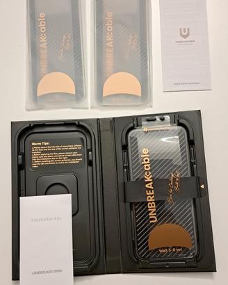 kit di protezione vetro per iPhone 16 Max pro