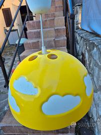 lampadario ikea skojig giallo