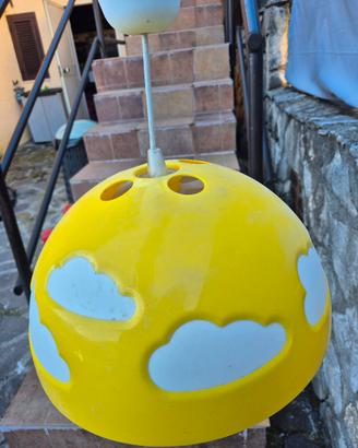 lampadario ikea skojig giallo