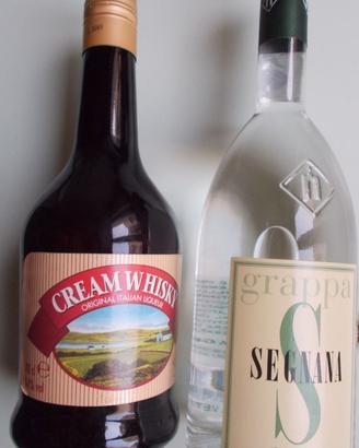GRAPPA Gentile Segnana + Cream WHISKY Sigma