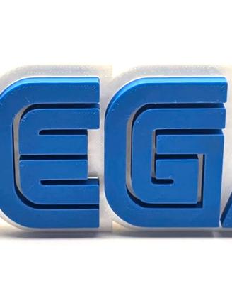 Logo SEGA in Plastica 3D