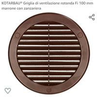 Griglie ventilazione 100 mm NUOVE 