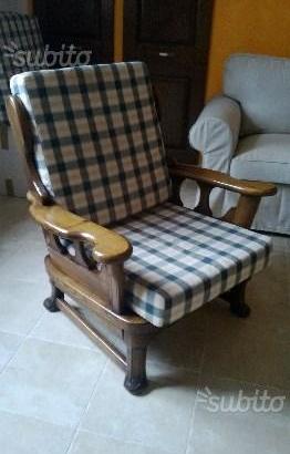 Poltrona legno massello